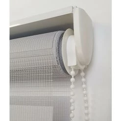 MADECOSTORE Store Enrouleur Jour Nuit Prêt-à-poser Sans Percer H250cm - Gris - L45 X H250cm - Gris -Promos Store Boutique 46609989 3