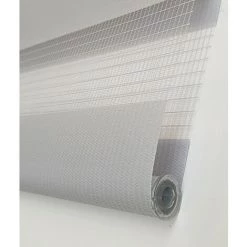 MADECOSTORE Store Enrouleur Jour Nuit Prêt-à-poser Sans Percer H250cm - Gris - L45 X H250cm - Gris -Promos Store Boutique 46609989 4