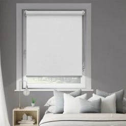 MADECOSTORE Store Enrouleur Occultant Sans Percer - Gamme Must - Blanc - L46 X H190cm - Blanc
