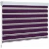 CASA PURA Store Enrouleur Double Day & Night Avec Cassette En Aluminium Violet 60 X 150 Cm - Violet