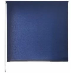 CASA PURA Store Enrouleur Occultant Avec Revêtement Thermique Mini Blackout Thermo, 60 X 150 Cm, Bleu Marine - Bleu