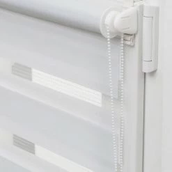 MADECOSTORE Lot De 2 Stores Jour Nuit Sans Percer H160cm - Blanc - L41 X H160cm - Blanc -Promos Store Boutique 47575592 3