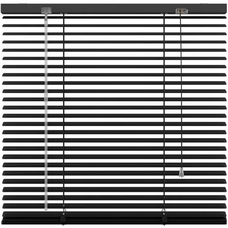 Store Horizontal Decosol Aluminium Noir 25mm 100x180cm - Noir 3 Store Horizontal Decosol Aluminium Noir 25mm 100x180cm - Noir