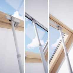 SOLSTRO Canne Télescopique Pour Actionner Les Lucarnes Et Les Stores, Les Fenêtres De Toit Solstro Et Dakea Hors De Portée Ainsi Que Les Fenêtres VELUX à Poignée Basse -Promos Store Boutique 51038565 4
