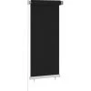 VidaXL Store Roulant D'extérieur 60x140 Cm Noir - Noir 2 VidaXL Store Roulant D'extérieur 60x140 Cm Noir - Noir -Promos Store Boutique 51167711 1
