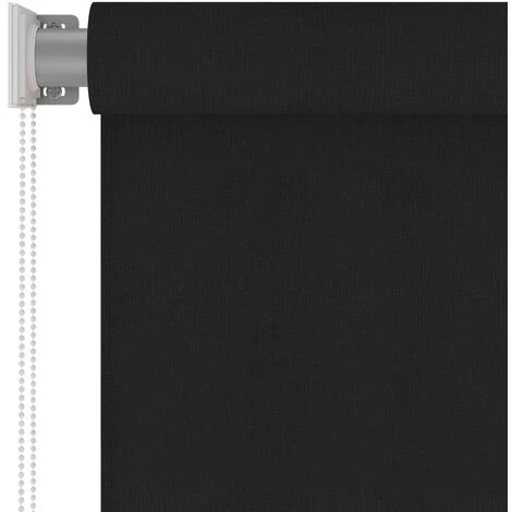VidaXL Store Roulant D'extérieur 160x140 Cm Noir - Noir 6 VidaXL Store Roulant D'extérieur 160x140 Cm Noir - Noir – Image 4
