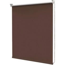 EMMEVI Store Enrouleur Porte Fenêtre Mur Plafond Bureau Et Maison Marron - 60x180 Cm