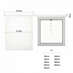 STORESDECO Store Enrouleur Tamisant, Blanc, 45 X 180cm -Promos Store Boutique 51538174 3