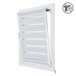 STORESDECO Store Jour/Nuit EasyFix, Installation Sans Perçage, Blanc, 45 X 180cm