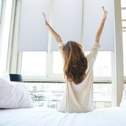 Relaxdays Store Vénitien Sans Perçage Volet Fenêtre Blanc Laisse Passer La Lumière, 90 X 210 Cm -Promos Store Boutique 52200475 4