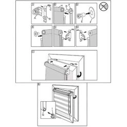 LUANCE Stagiaire Opaque 90x180cm - Blanc -Promos Store Boutique 52531734 4