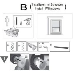 ECHOO 25mm Store à Rouleaux Raccords, Kit De Rechange Pour Stores Roulants, Complet Des Pièces De Rechange Embrayage Chaîne De Store Enrouleur Pour Double Store -Promos Store Boutique 52650537 3