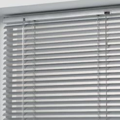 CDAFFAIRES Lot De 2 Stores Sans Perçage à Lamelles 40 X 130 Cm Venitien Argent - Argent -Promos Store Boutique 52976990 3