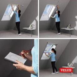 Moustiquaire VELUX ZIL CK02 0000SWL - Convient Pour Une Ouverture De Fenêtre De Toit Entre Largeur 0-530 mm Et La Hauteur 0-1600 mm Filet Noir -Promos Store Boutique 53832588 3