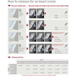 Moustiquaire VELUX ZIL CK02 0000SWL - Convient Pour Une Ouverture De Fenêtre De Toit Entre Largeur 0-530 mm Et La Hauteur 0-1600 mm Filet Noir -Promos Store Boutique 53832588 4