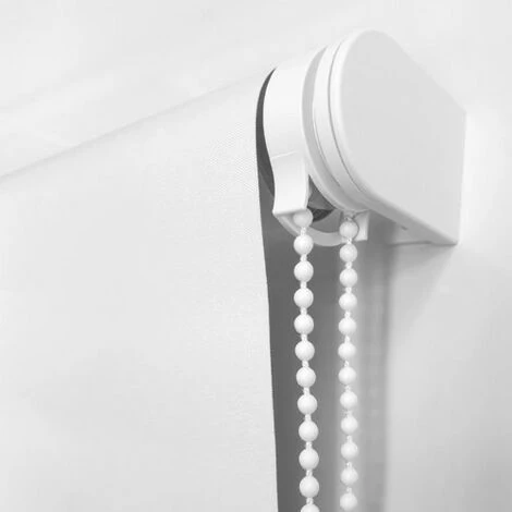 MADECOSTORE Store Enrouleur Occultant Thermique Revers Alu H190cm - Blanc - L64 X H190cm - Blanc 7 MADECOSTORE Store Enrouleur Occultant Thermique Revers Alu H190cm - Blanc - L64 X H190cm - Blanc – Image 5