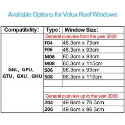 VINGO Store Enrouleur Occultant Store Lucarne F04 Noir 100% Store Enrouleur Thermique Occultant Fenêtre Pour GGL GGU GHL Pour Velux - Noir -Promos Store Boutique 55433597 4