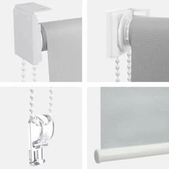 DéCOSHOP26 Store Enrouleur De Fenêtre Occultant Protection Solaire Store à Tirage Latéral 70x230cm Opaque Beige - Beige -Promos Store Boutique 55480652 5