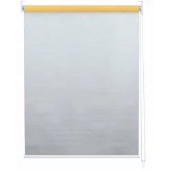DéCOSHOP26 Store Enrouleur De Fenêtre Occultant Protection Solaire Store à Tirage Latéral 110x160cm Opaque Jaune - Or -Promos Store Boutique 55551008 3