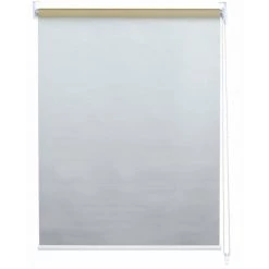 DéCOSHOP26 Store Enrouleur De Fenêtre Occultant Protection Solaire Store à Tirage Latéral 110x160cm Opaque Beige - Beige -Promos Store Boutique 55551123 3