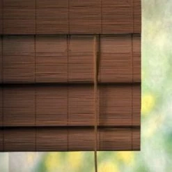 MADECOSTORE Store Bateau En Bambou Fines Lattes - Acajou - L84 X H130cm - Acajou -Promos Store Boutique 55561216 3