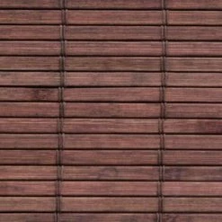 MADECOSTORE Store Bateau En Bambou Fines Lattes - Acajou - L84 X H130cm - Acajou -Promos Store Boutique 55561216 4