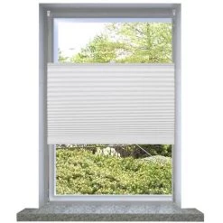 INLIFE Store Plissé 80x150 Cm Blanc 8 INLIFE Store Plissé 80x150 Cm Blanc -Promos Store Boutique 55637885 2