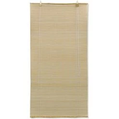 INLIFE Store Roulant En Bambou 100 X 220 Cm Naturel