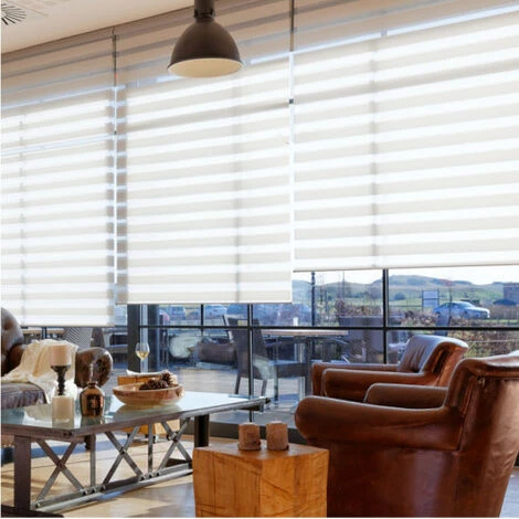 MADECOSTORE Store Enrouleur Jour Nuit Avec Coffre - Gamme Must - Beige - L63 X H220cm - Beige 3 MADECOSTORE Store Enrouleur Jour Nuit Avec Coffre - Gamme Must - Beige - L63 X H220cm - Beige