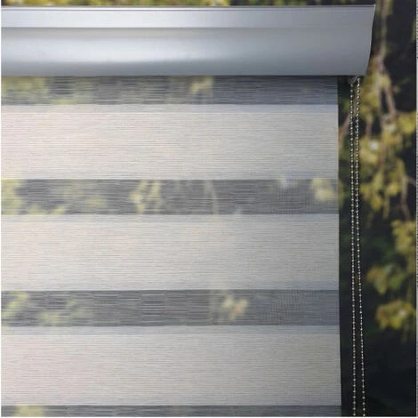 MADECOSTORE Store Enrouleur Jour Nuit Avec Coffre - Gamme Must - Beige - L63 X H220cm - Beige 4 MADECOSTORE Store Enrouleur Jour Nuit Avec Coffre - Gamme Must - Beige - L63 X H220cm - Beige – Image 2