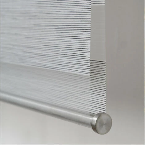 MADECOSTORE Store Enrouleur Jour Nuit Avec Coffre - Gamme Must - Blanc Et Noir - L63 X H220cm - Blanc Et Noir 5 MADECOSTORE Store Enrouleur Jour Nuit Avec Coffre - Gamme Must - Blanc Et Noir - L63 X H220cm - Blanc Et Noir – Image 3