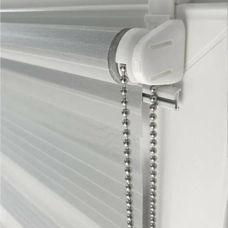 MADECOSTORE Store Enrouleur Jour Nuit Sans Percer - Gamme Must - Gris - L41 X H190cm - Gris 4 MADECOSTORE Store Enrouleur Jour Nuit Sans Percer - Gamme Must - Gris - L41 X H190cm - Gris – Image 2