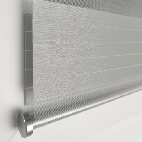 MADECOSTORE Store Enrouleur Jour Nuit Sans Percer - Gamme Must - Gris - L41 X H190cm - Gris 5 MADECOSTORE Store Enrouleur Jour Nuit Sans Percer - Gamme Must - Gris - L41 X H190cm - Gris – Image 3