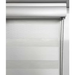 MADECOSTORE Store Enrouleur Jour Nuit Jacquard Avec Coffre - Gamme Must - Blanc - L153 X H250cm - Blanc -Promos Store Boutique 5602153 4