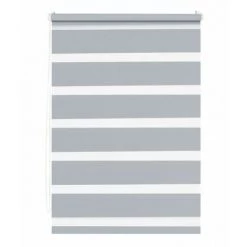 MADECOSTORE Store Enrouleur Jour Nuit Chaînette Coordonnée Sans Percer - Gris Clair - L41 X H190cm - Gris Clair 9 MADECOSTORE Store Enrouleur Jour Nuit Chaînette Coordonnée Sans Percer - Gris Clair - L41 X H190cm - Gris Clair -Promos Store Boutique 5602198 3