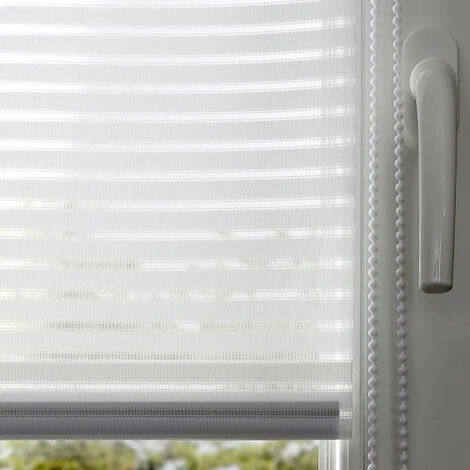 MADECOSTORE Store Enrouleur Tamisant Sans Percer - Blanc Ajouré - L66 X H170cm - Blanc Ajouré 6 MADECOSTORE Store Enrouleur Tamisant Sans Percer - Blanc Ajouré - L66 X H170cm - Blanc Ajouré – Image 4