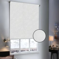 MADECOSTORE Store Enrouleur Occultant à Paillettes - Gamme Must - Blanc - L64 X H190cm - Blanc