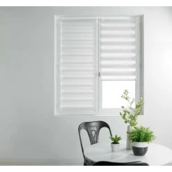 1001KDO POUR LA MAISON Store Enrouleur 45 X 180 Cm Day-night Blanc