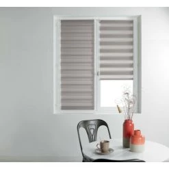 1001KDO POUR LA MAISON Store Enrouleur 60 X 90 Cm Day-night Taupe