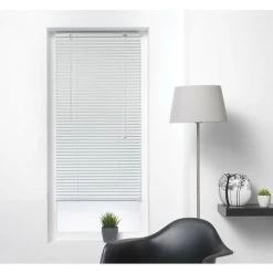 1001KDO POUR LA MAISON Store Venitien Lamelles Aluminium 40 X 130 Cm Blanc