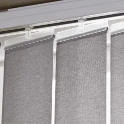 Pinces Madeco Pour Lamelles Verticales De 89mm Transparent Haut 5pcs.