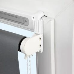 Support À Serrer Pour Fenêtre Aération Madeco U17/ Métal Blanc 2pcs