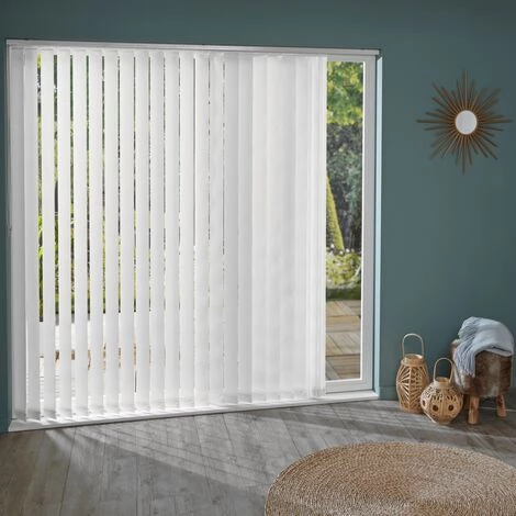 Stores Californiens Madeco 5 Pcs 89mm Blanc 180cm 3 Stores Californiens Madeco 5 Pcs 89mm Blanc 180cm