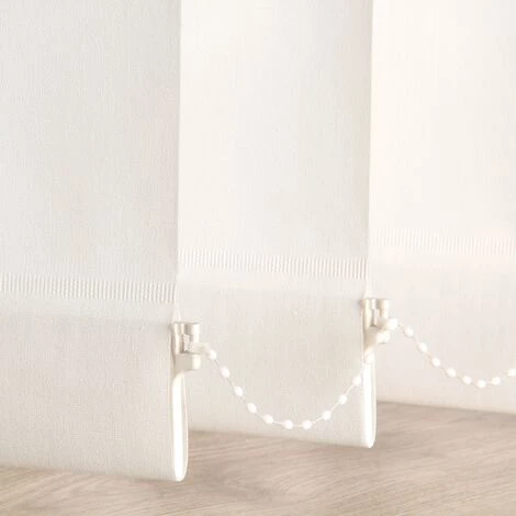 Stores Californiens Madeco 5 Pcs 89mm Blanc 180cm 4 Stores Californiens Madeco 5 Pcs 89mm Blanc 180cm – Image 2