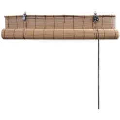NOVA Divers Rideaux De Rideau De Bambou Brun Store Roulant En Bambou 80 X 220 Cm Marron Taille : 80x220 Cm -Promos Store Boutique 57095117 5