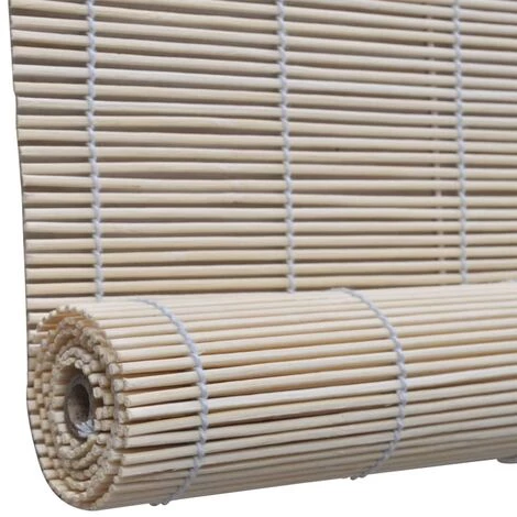 NOVA Curtain De La Salle Des Dimensions Naturelles Diverses Store Roulant En Bambou 80 X 220 Cm Naturel Taille : 80x220 Cm 6 NOVA Curtain De La Salle Des Dimensions Naturelles Diverses Store Roulant En Bambou 80 X 220 Cm Naturel Taille : 80x220 Cm – Image 4