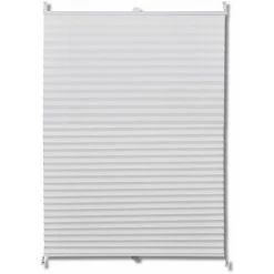NOVA Tente Blanche De La Plissetta Obscurcit Les Vagues Marines Modernes Différentes Tailles Store Plissé 70x150 Cm Blanc Taille : 70 X 150 Cm -Promos Store Boutique 57096534 2