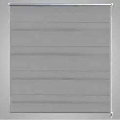 NOVA Tente D'assombrissement Du Zèbre En Polyester 50 X 100 Cm Avec Chaîne De Différentes Couleurs Store 50x100 Cm Gris Couleur : GRIS -Promos Store Boutique 57097107 4