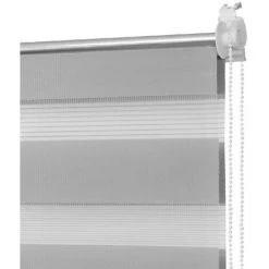 SWANEW 80x150cm Duo Store Enrouleur Double Store Enrouleur Noir Stores Latéral Store Enrouleur Opaque Klemmfix Sans Perçage -Promos Store Boutique 57503966 3