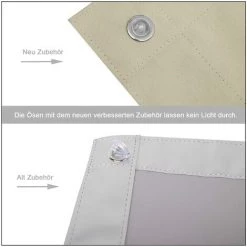 WOLTU Store Pour Fenêtre De Toit. Rideau Occultant Avec Ventouses. Sans Perçage Protection Solaire. Beige. 48x73cm -Promos Store Boutique 58126147 4